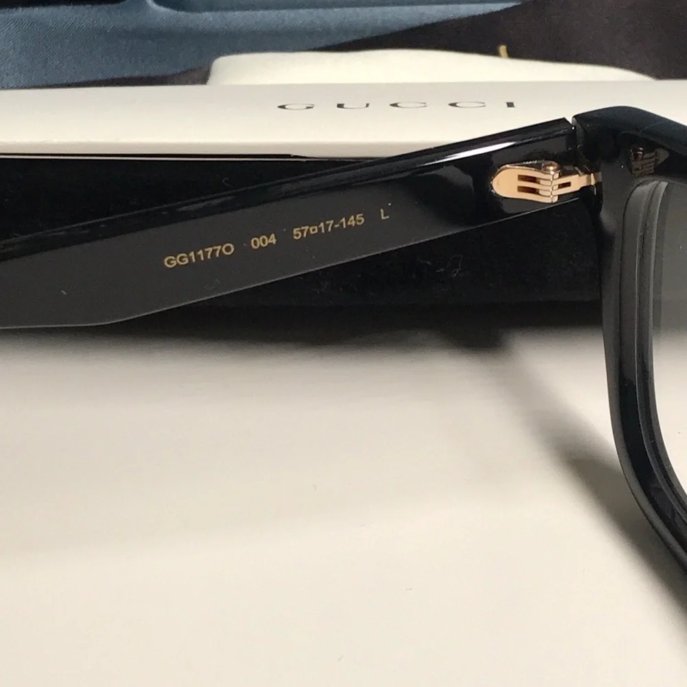 Luxury New Authentic Gucci GG1177O 004 Eyeglasses